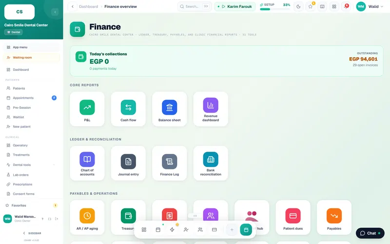 Finance hub (hero)