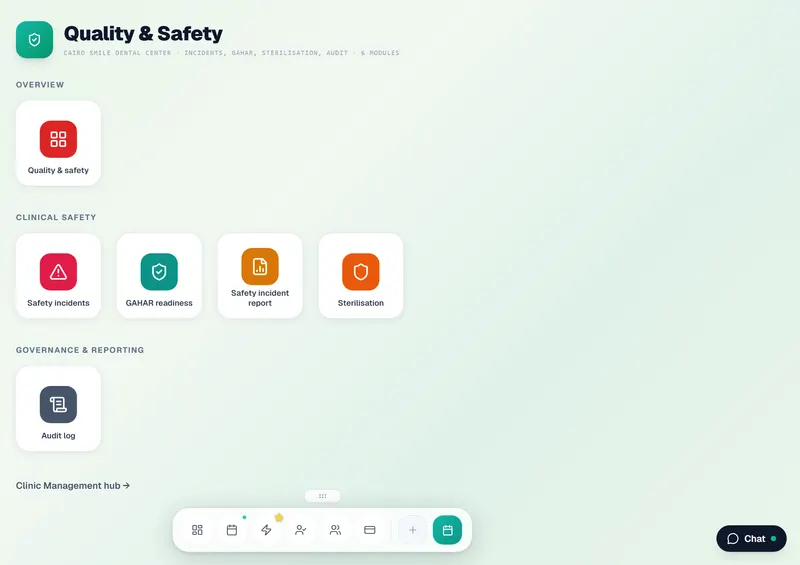 Quality & compliance hub