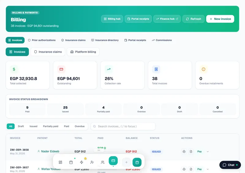 Billing & invoices