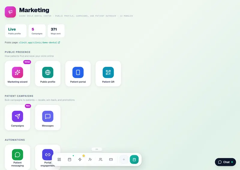 Marketing campaigns hub