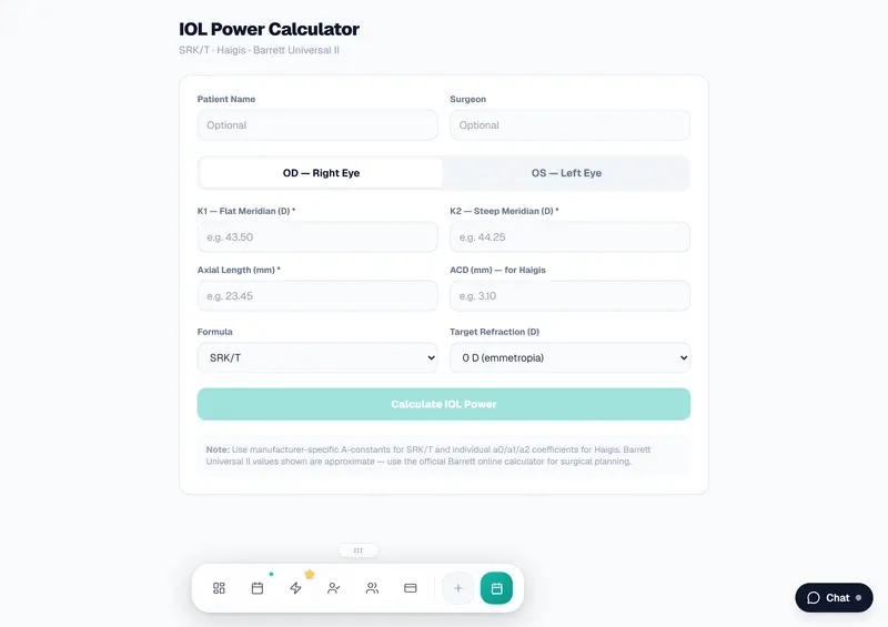 IOL calculator